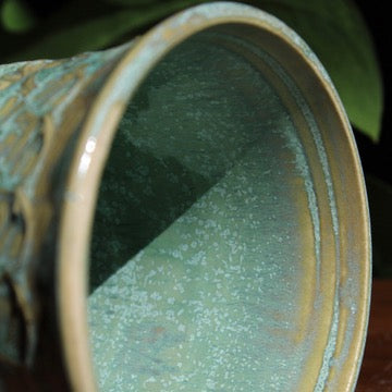 Textured Green Mug