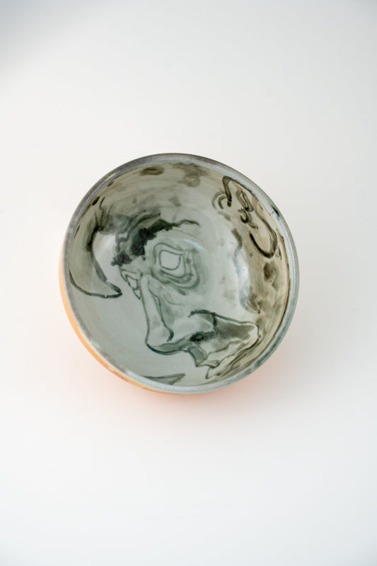 K. Floreal Pottery x Teegan Walker Ceramics - Moon Man Bowl